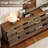 Union Rustic 63" Wood Accent Chest Set With Drawers, Modern Credenza Storage Cabinet With Reeded Design For Living Room, Kitchen, Dining Room, Hallway-584736318
