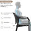 Ensemble de 4 chaises de patio empilables avec dossier incurvé, fauteuil d'extérieur en plastique, aucun assemblage requis-1115361053-1115361055