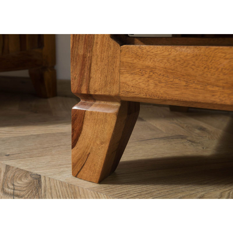 Ancona Display Cabinet, Brown Lacquered