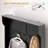 3-In-1 Entryway Hall Tree With Storage Bench, Coat Rack With Four Hooks And Shoe Storage-932886497