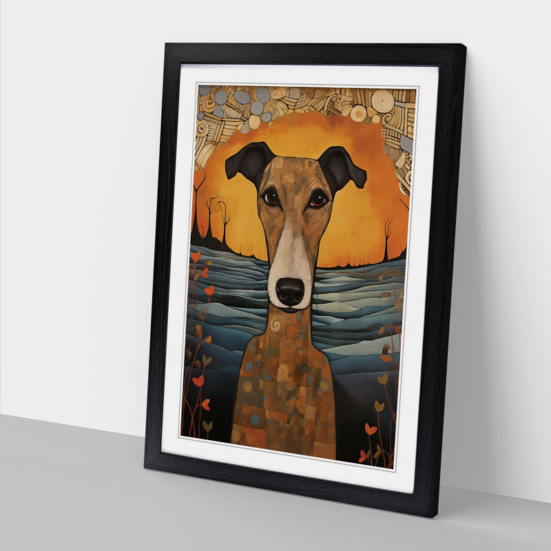 Greyhound Symbolism No.2 - Framed Print