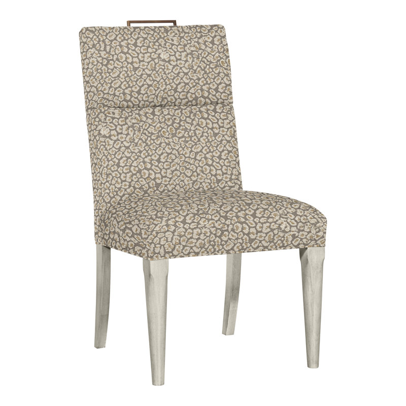 Thom Filicia Home Fabric Tight Back Side Chair, Kennelly Snow, Wrenn
