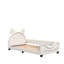 Lit plateforme simple touffeté Kallel-1940744161