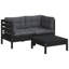 Jaydelin Solid Wood 2 - Person Seating Group with Cushions-1682736198-1682736194