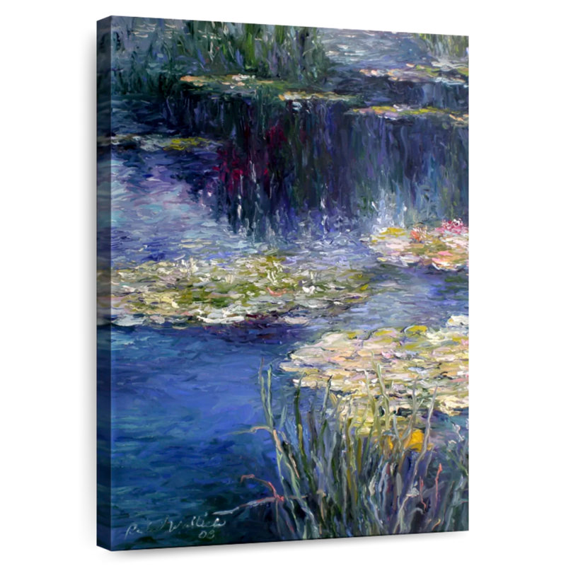 Avery Pond and Lilly, 36" H x 24" W