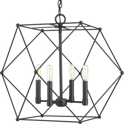 Cecere 4 - Light Dimmable Geometric Chandelier