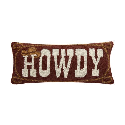 Cowboy Howdy Lumbar Pillow