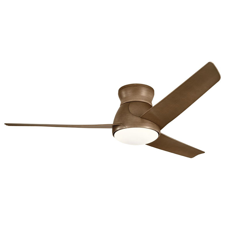 Cassels 60cm Ceiling Fan with LED Lights, Walnut