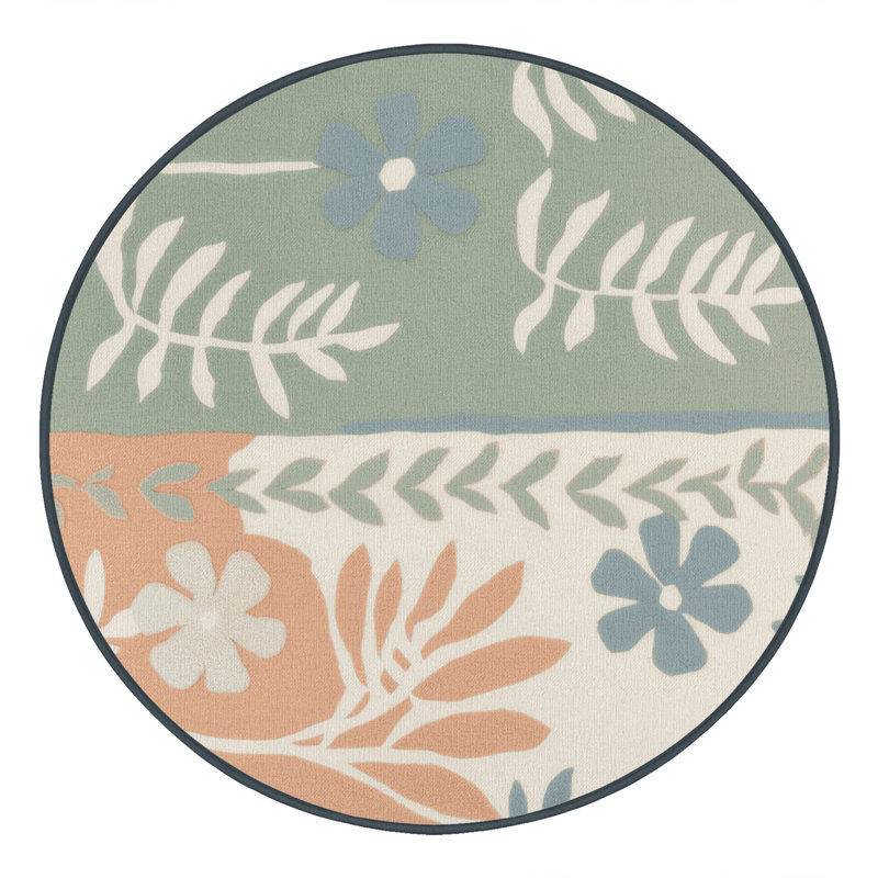 Rustic Prime Charm Rug, Round 6'
