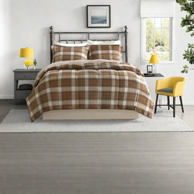 Ensembles de literie confortables en microfibre pour chalet rustique, rembourrage hypoallergénique