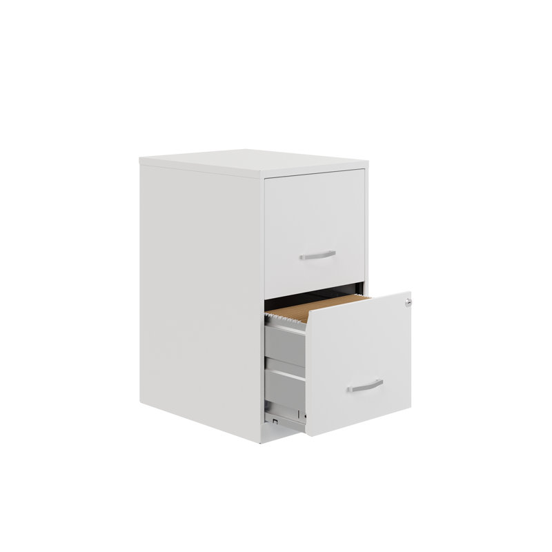 Soho 2-Drawer File Cabinet, Alpine White