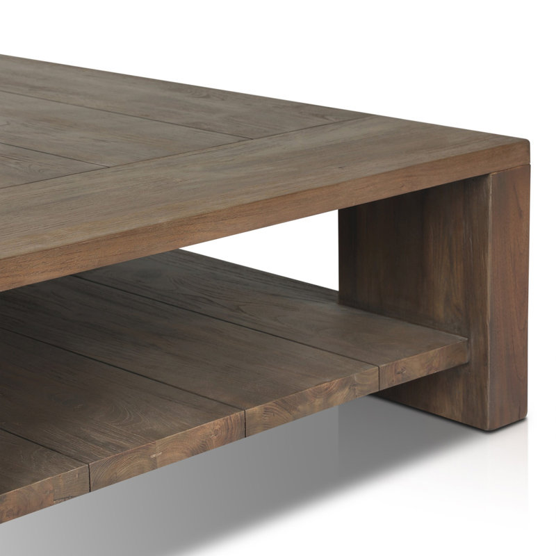 Roca Outdoor Rectangular Teak Coffee Table