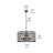 Sybil 5-Light Dimmable Crystal Drum Chandelier-1356236868-1356236872