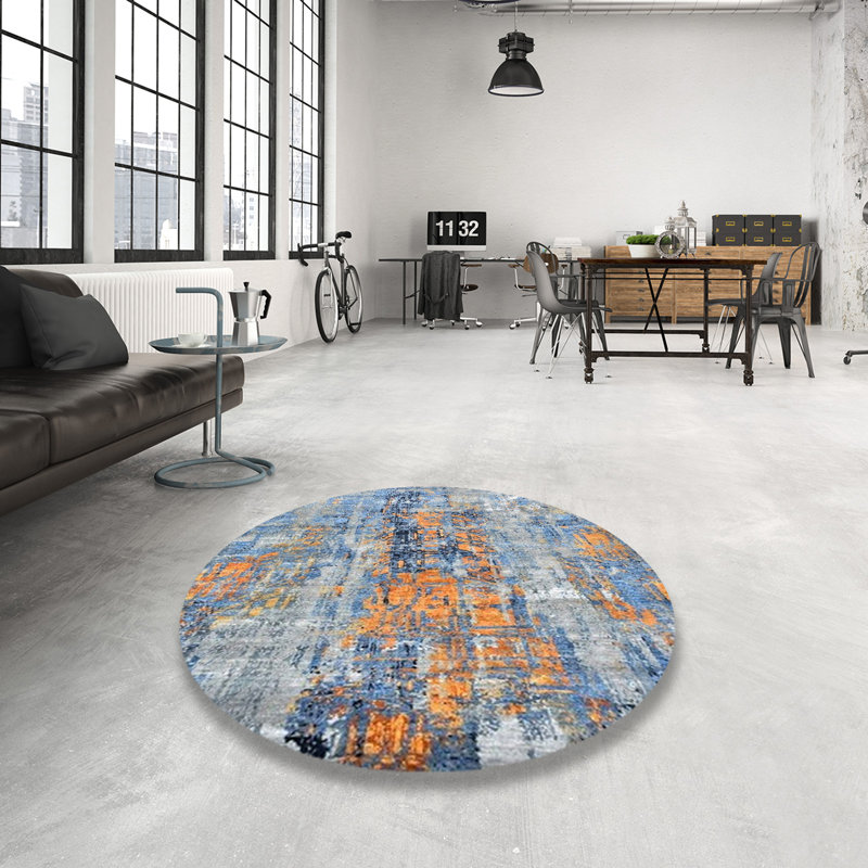Bruyere Oriental Indoor Rug, Round 4'