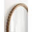 Wooden Round Beaded Mirror-866331322