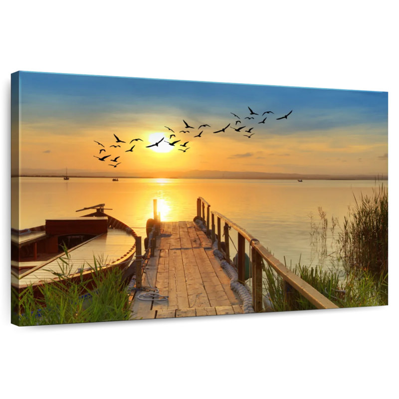 Mehar Fishing Dock, 34" H x 51" W