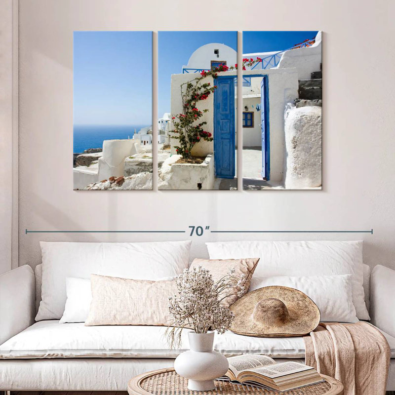 Lilie Wide Open Greek Door, 32" H x 50" W