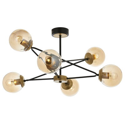 Demps 6 - Light Sputnik LED Chandelier