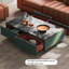 Table basse simple en marbre clair de style luxueux-104071128