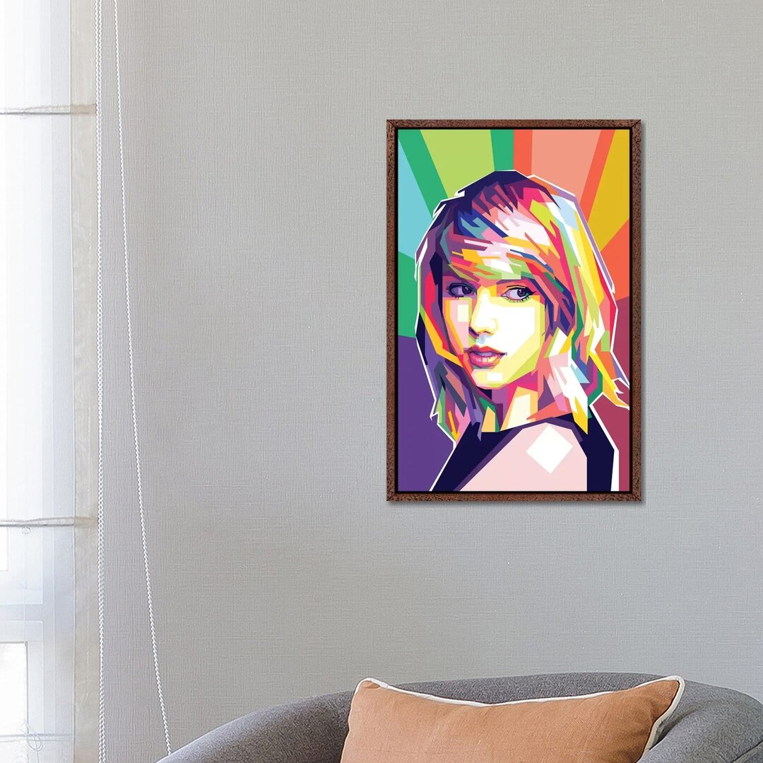 Leinwandbild - Grafikdruck „Taylor Swift” von Dayat Banggai