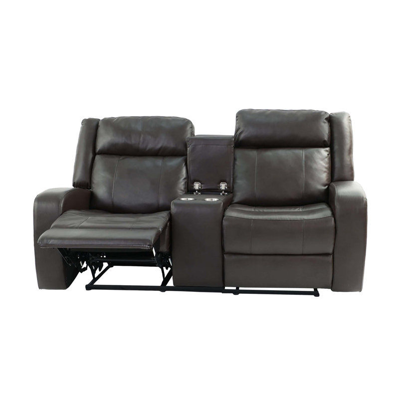 MOTION LOVESEAT in Dark Brown