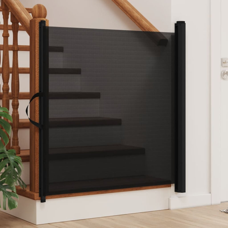 125cm W Wall Mounted Pet Door, 82.5cm H x 125cm W, Black