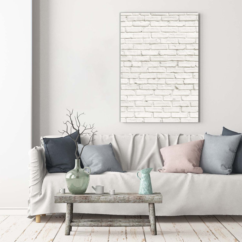 Brick Wall - Wrapped Canvas Print