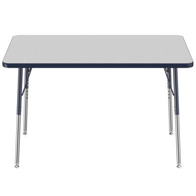 Rectangle T-Mold Adjustable Height Activity Table