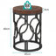 Table de bout rustique 20 po