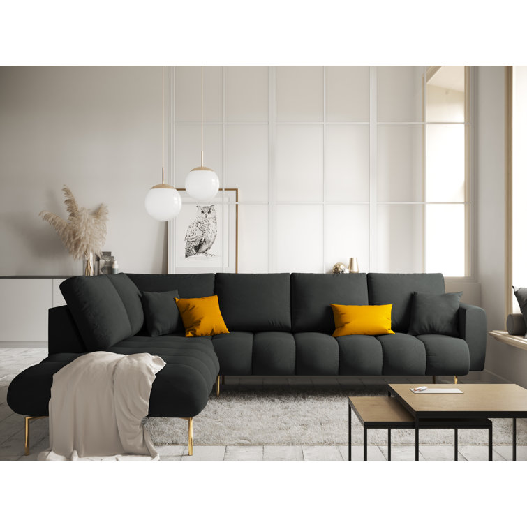 modulares Sofa aus Samt