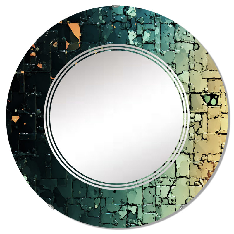 Miroir mural sans cadre Prasann, 32 po x 32 po