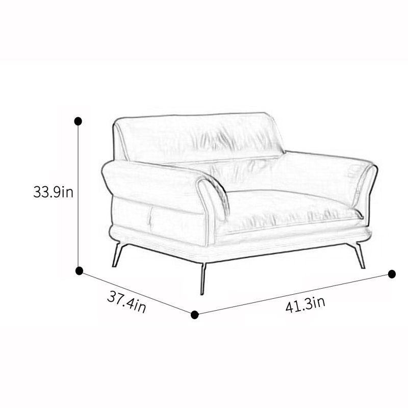 Canapé de bureau moderne, luxueux et confortable