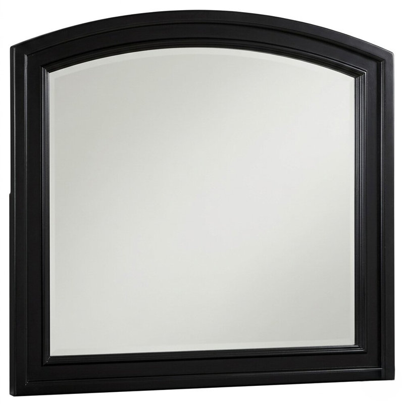 Roulette noire de 42 po X P 36 po Miroir H, Noir