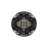 Black Traditional Checkered Floral Woven Base Washable Carpet-1701048478