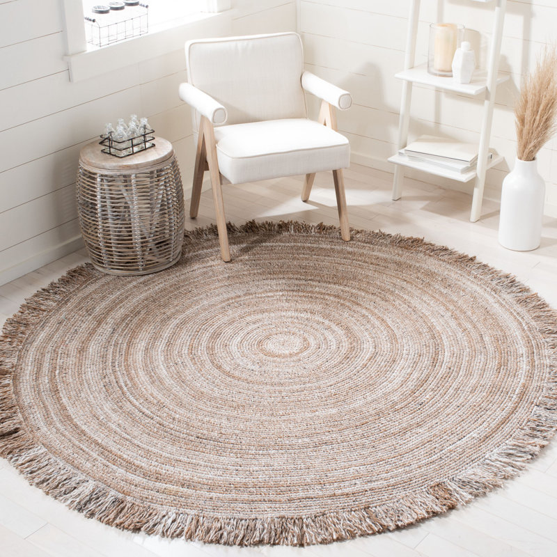 Braided Hand Woven Performance Rug, Round 5'