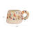 Handmade Stoneware Mug In Rolled Speckled Finish