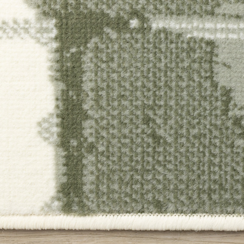 Tapis vert Manzelli, Rectangle 6 pi 7 po x 9 pi 6 po