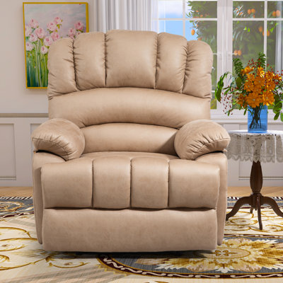 Brisen 40" Wide Oversize Upholstery Manual Recliner