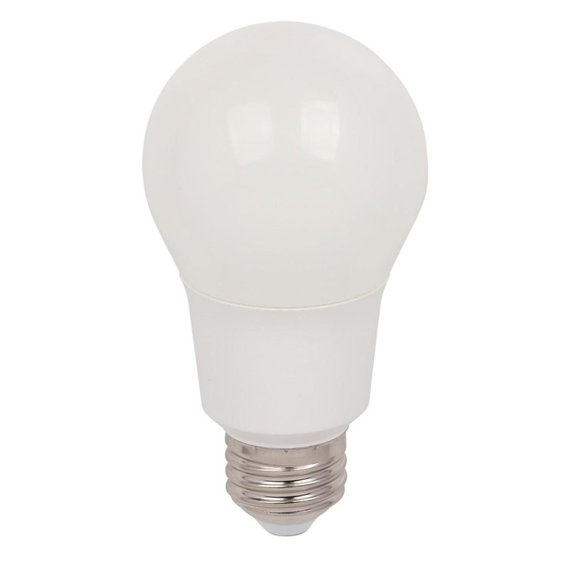 A19 DEL, ampoule à intensité variable, blanc E26 / base moyenne (standard), 5000 K, 6 W, H 5,775 po x l 4,33 po x P 4,33 po