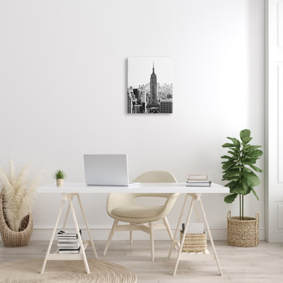 «New York Urban City Skyscrapers Downtown Skyline» par Bill Carson, photographie sur toile tendue