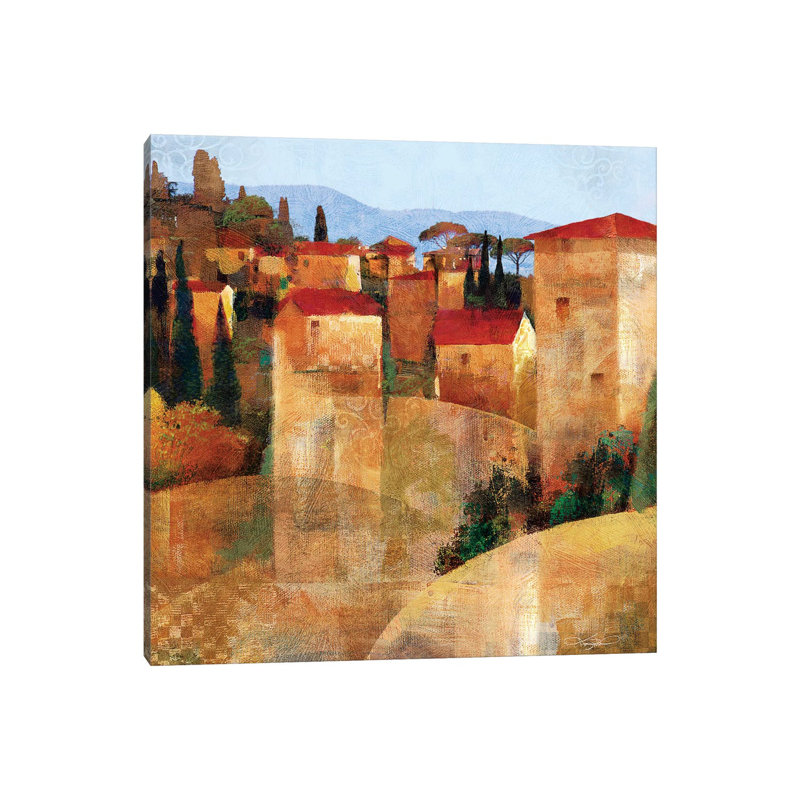 Tuscan Hillside by Keith Mallett - Wrapped Canvas Print, 66.04 cm H x 66.04 cm W x 3.175 cm D