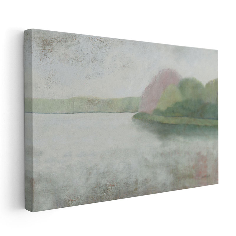 Nonquis Pond in May - reproduction d'art sur toile, H 12 po x l 18 po