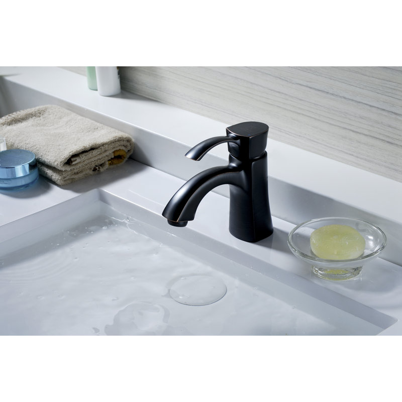 Alto Single-handle Bathroom Faucet with Drain Assembly, Oil Rubbed Bronze