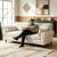 80.7" Corduroy Loveseat Sofa-72478836