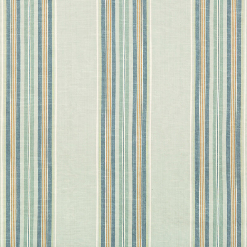 Verdon 100% Cotton Fabric, Sea/Blue