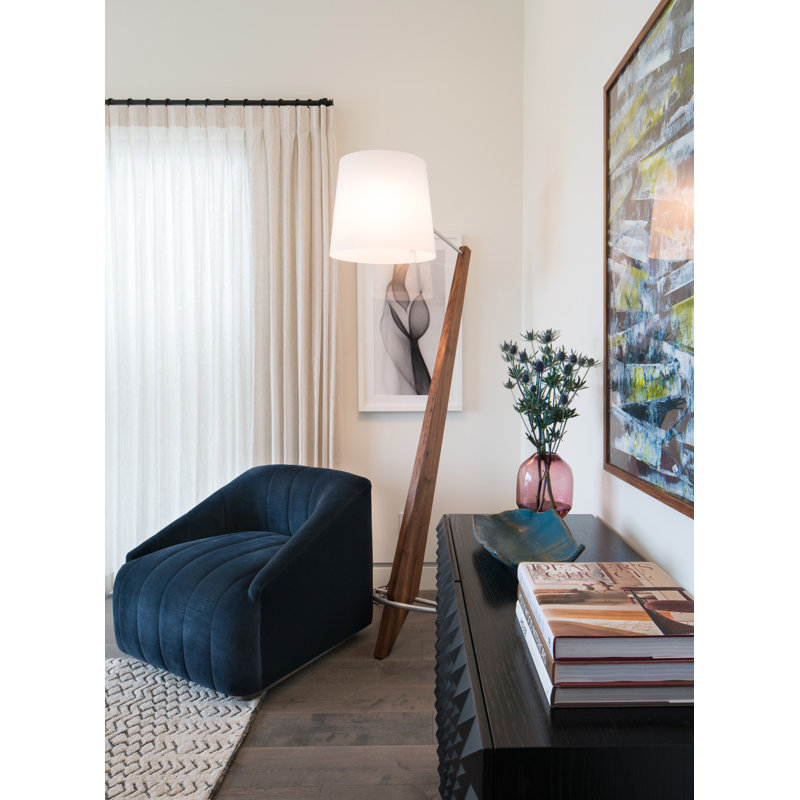Silva Floor Lamp, Walnut