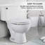 Wooden Toilet Seat, Antibacterial Adjustable Hinges, Fits Never Slips For Bathroom, Classic