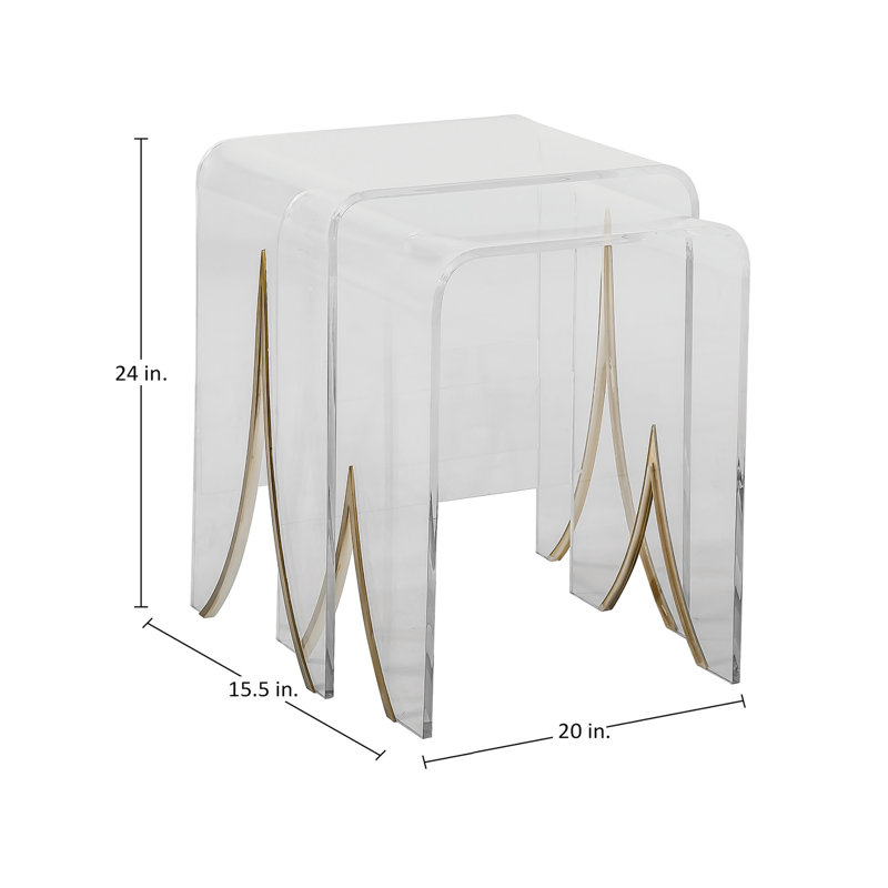 Magnolia Sled Nesting Tables