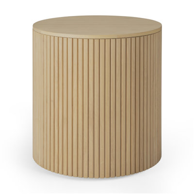 Roller Max Solid Wood End Table
