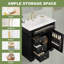 Armoire de meuble-lavabo 30 "avec lavabo en céramique-1741922852
